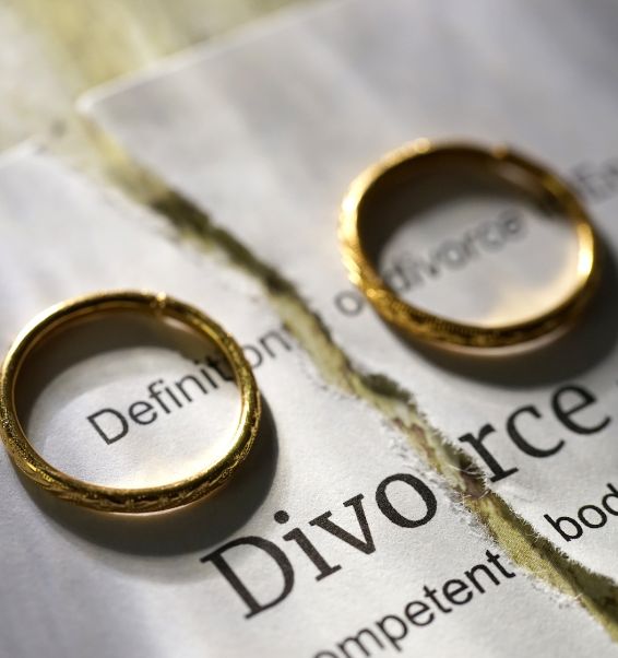 divorce paper with two rings 2 valley stream ny